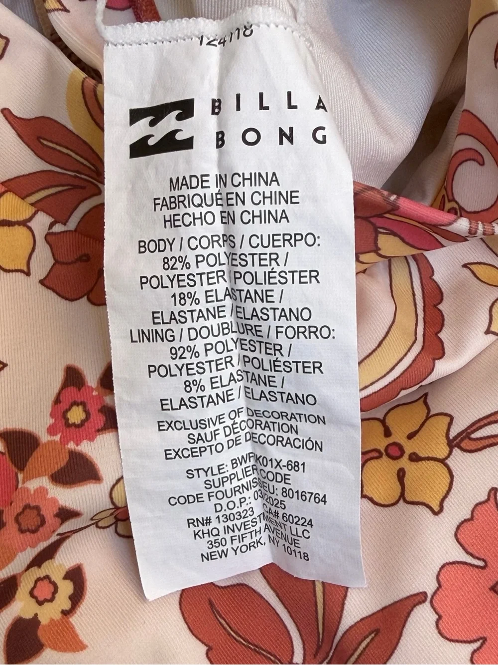 Billabong excellent little